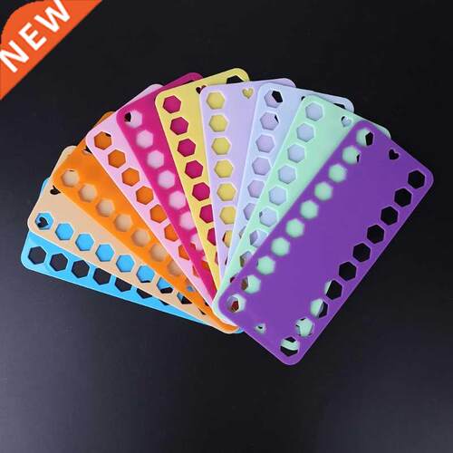 B0KB 10pcs Embroidery Floss Thread Bobbins Plastic Cross