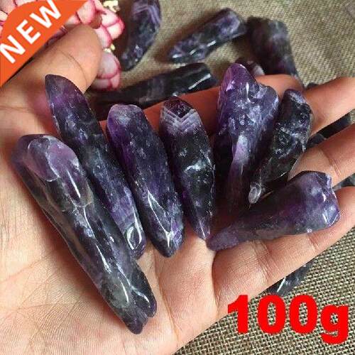 Natural Rough Amethyst Quartz Crystals Stones for Reiki