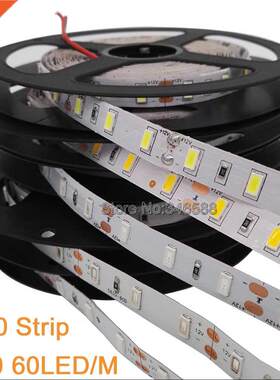 5m DC 12V 5730 LED Strip 5630 SMD Flexible LED Strip 60LED/m