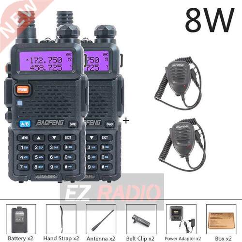 Walkie Talkie aofeng UV 5R Radio Station Two-way H oen