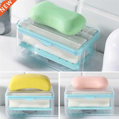 Portable Soap Dishes Bathroom Dish Plate Case Home Shower