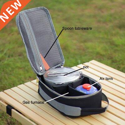 Outdoor Tableware Storage Bag for Barbecue Picnic