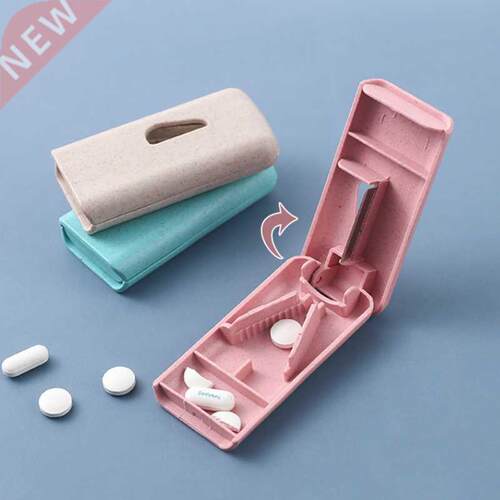1pc Mini Useful Portale Medicine Pill Holder Talet Cutter