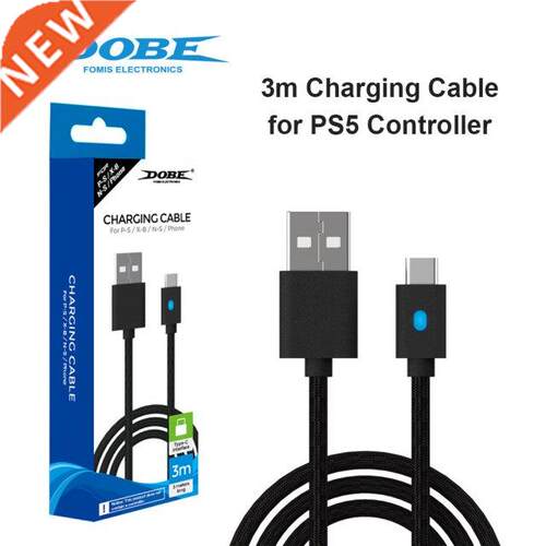 m USB Type-C Charging Cable for PS5 Controller Wireless Con
