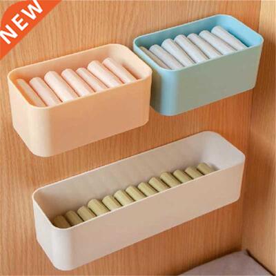 Wall Mounted Storage Box Adhesive Cosmetic Remote Control Or