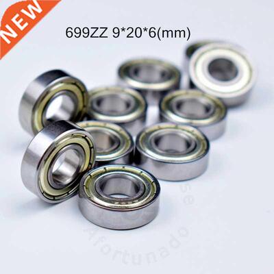 10pcs 699ZZ 9*20*6(mm) free shipping chrome steel Metal Sea