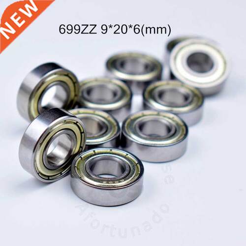 10pcs 699ZZ 9*20*6(mm) free shipping chrome steel Metal Sea