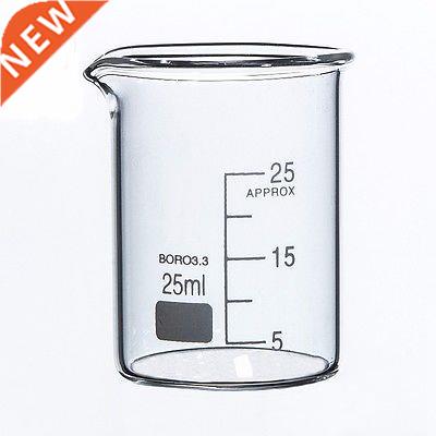 25ml Low m Beaker Chemistry Laboratory Borosilicate Glass Tr