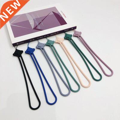 100pcs/lot Chinese knot silicone rope short Cell Phone Lanya