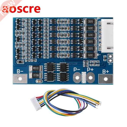 6S 22.2V Li-ion 18650 Lithium Battery BMS Charger Protection