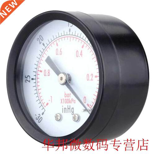 Vacuum Pressure Gauge 0 to -1bar 50 Diameter
