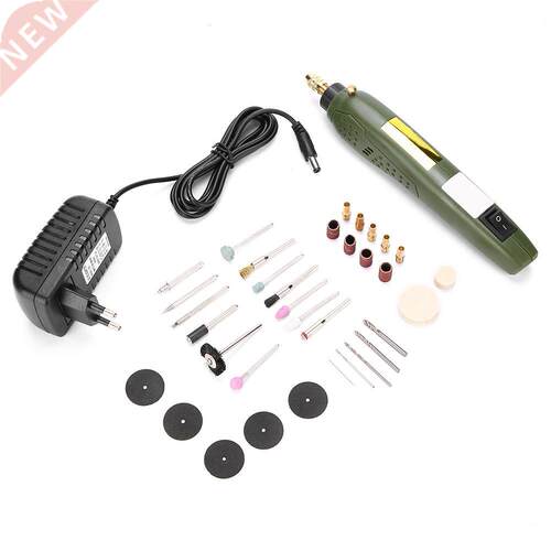 AC 220V/DC 12V 15W Rotary Tools Kit for Cutting Grinding Pol