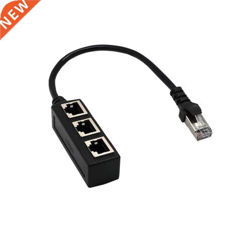 3 in 1 RJ45 Splitter LAN Ethernet Network RJ45 Connector