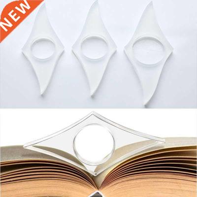 1PC Multi-function Acrylic Thumb Book Support Book Page Hold