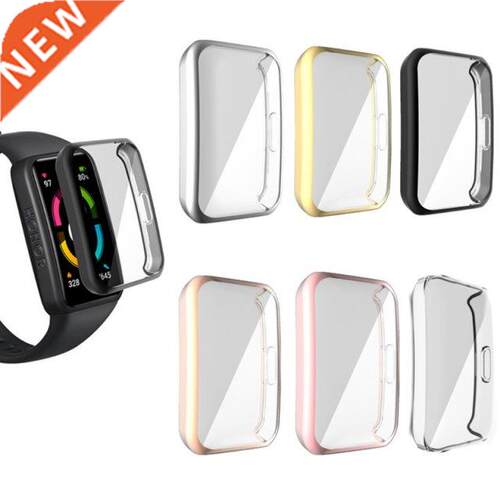 1Pc Electroplating TPU Watch Cover Shell Screen Protector Ca