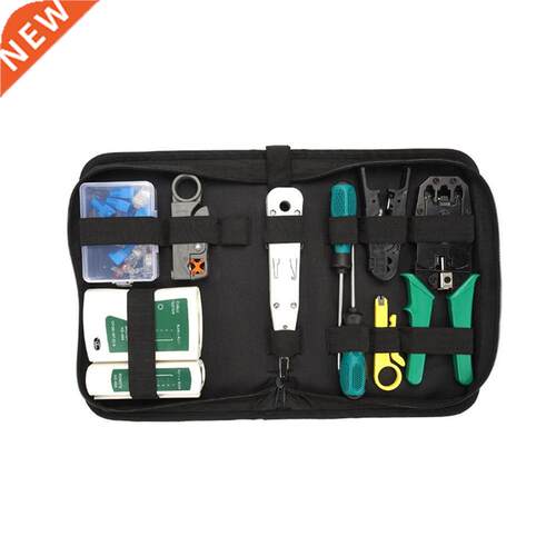 14pcs/Set Computer Network Repair Tool Kit LAN Cable Tester
