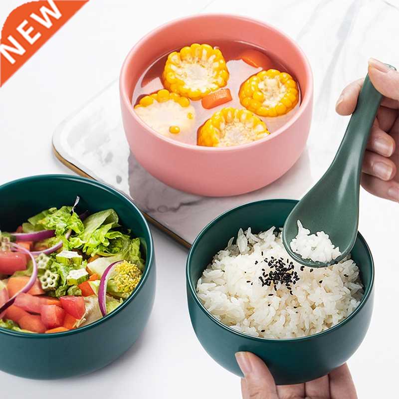 Nordic ceramic bowl creative contracted wind personality - 实物图