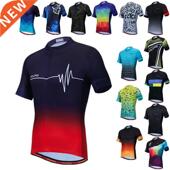 Jersey Men Short Weimostar Mountain Cycling Sleeve Bike ECG