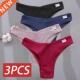 Women Pantes FNETOO Brazlan Set Cotton Underwear 3PCS