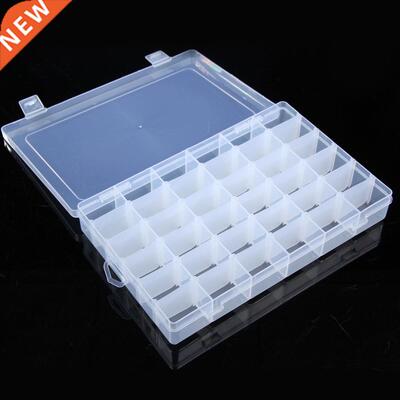 36 Compartment Plastic Storage Box Practical Adjustable Plas