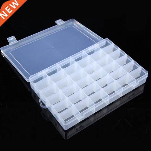 36 Compartment Plastic Storage Box Practical Adjustable Plas