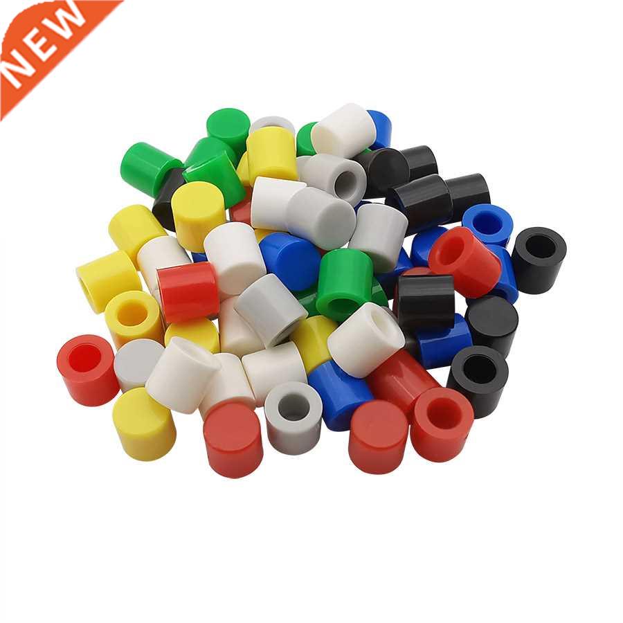 100Pcs/lot Plastic A56 Cylindrical Button Cap Cover for 6x6m