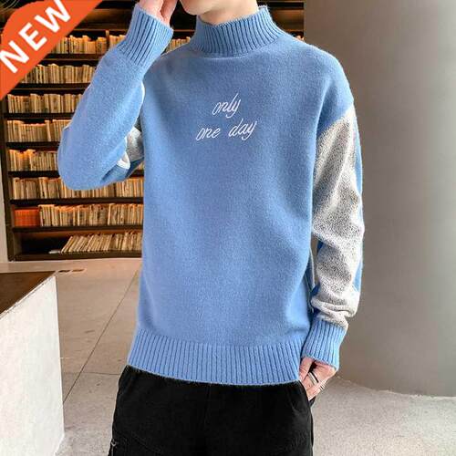 Autumn and Winter New Fashion nd Color Matching English Lett