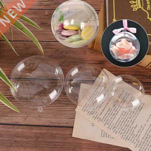 1Pc 70/90/110mm Christmas Tree Decorations Ball Transparent