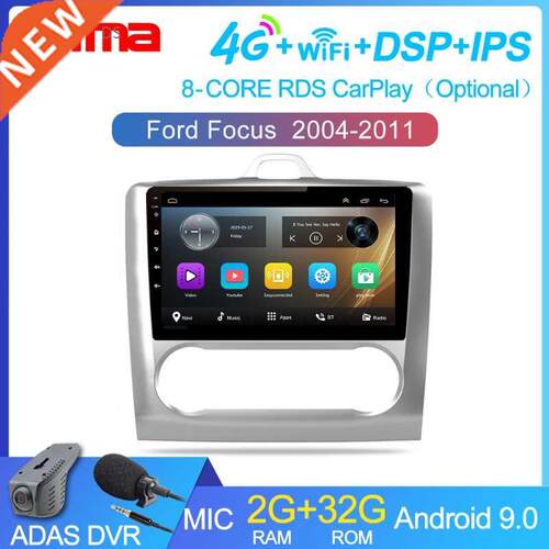 XMA 9 nch 2 DN Androd 9.0 GPS Navgaton Car Rado Mul