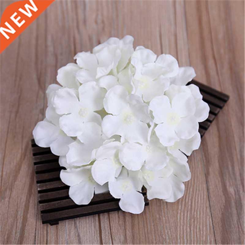 1pcs hydrangea flower heads silk artificial flowers wedding