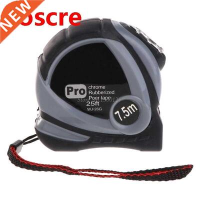 5m 7.5m Retractable Measurng Tape Measure Ruler Rubberzed