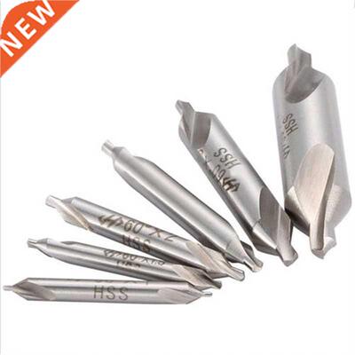 6pcs HSS Center Drill Bits Set Combined Countersinks Drill B