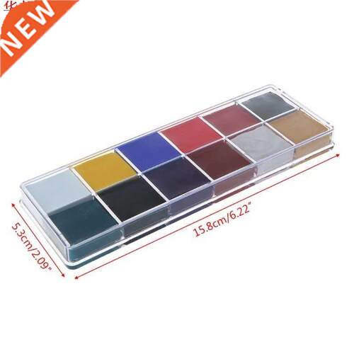 Pigment professionnel de peinture à l'huile de 12 cou