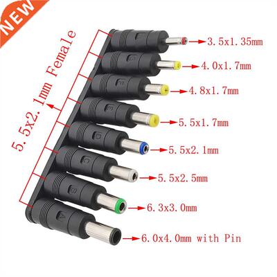 8Pcs/Set DC Connectors DC Power Supply Jack 5.5 x 2.1mm Fema