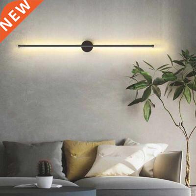 Modern simple linear tube LED wall lamp up down background o