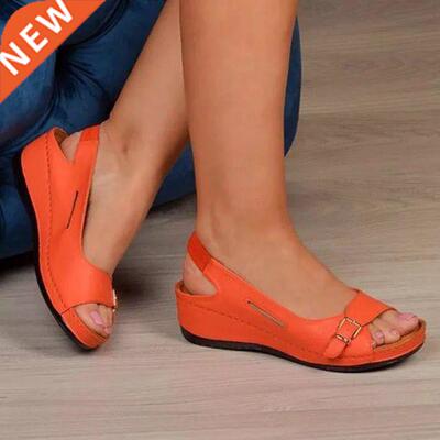 Sandalias mujer 2021 Female Wedge Heels Shoes Women Summer C
