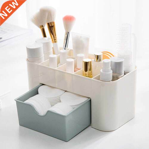 Plastic Makeup Organizer MakeUp Brush Storage Box with Drawe
