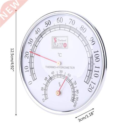 Sauna Thermometer metal Case Steam Sauna Room Thermometer