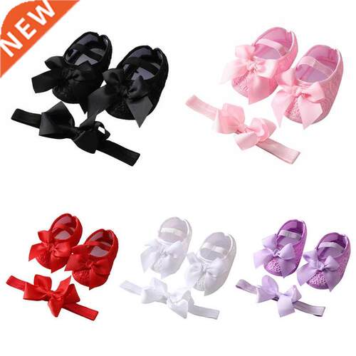 Baywell Baby Girls Satin Cloth Bowknot Princess Shoes 1 year