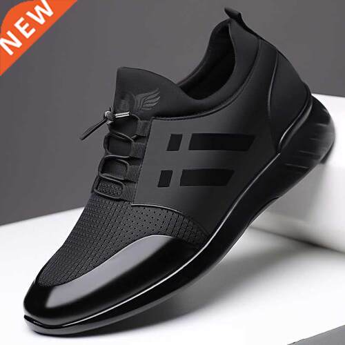 Mens Sneakers Rubber Shoes Height Increase 6cm 8cm Running G