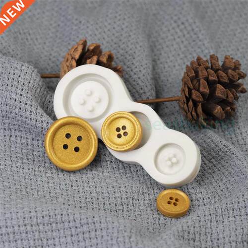 Silicone Button Shapes Cake Mould DIY Fondant Chocolate Cook