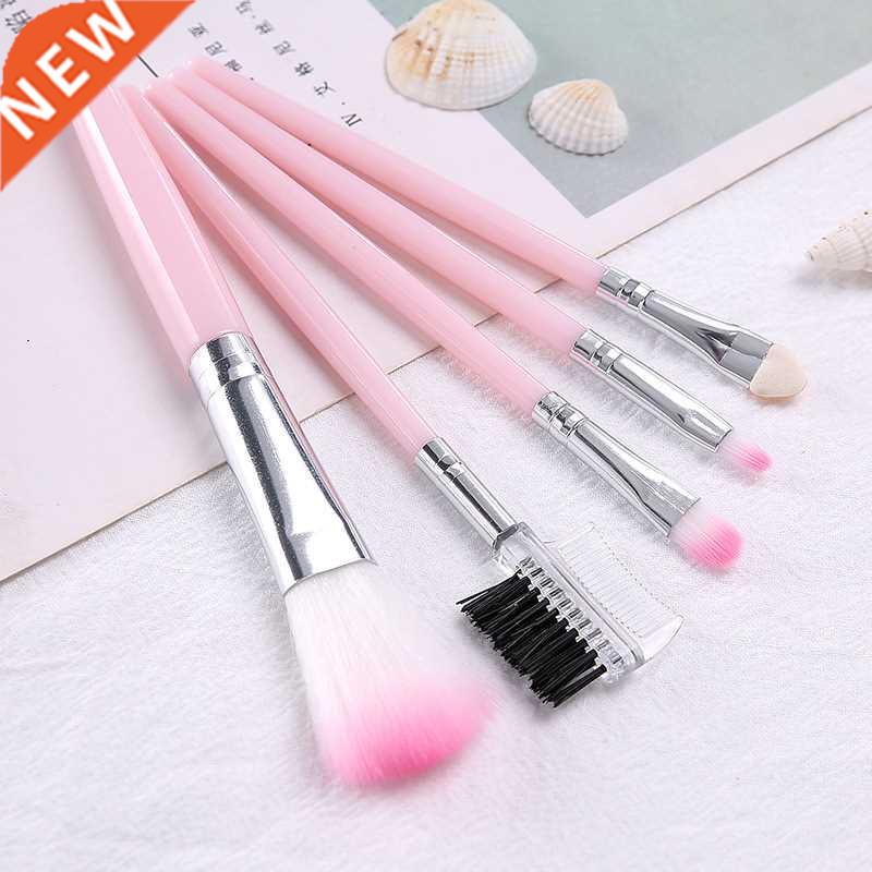 Hot 5pcs Makeup Brushes Set Eyeshadow Eyeliner Eyebrow Found