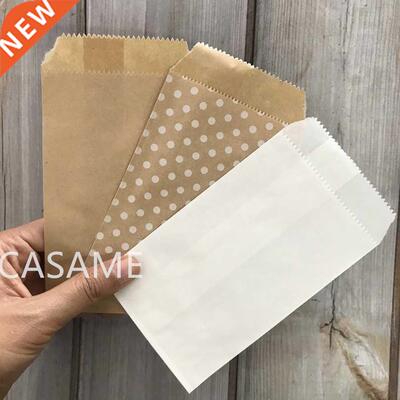 25/50/100pc Bio-degradable reat candy bag Party Favor Paper