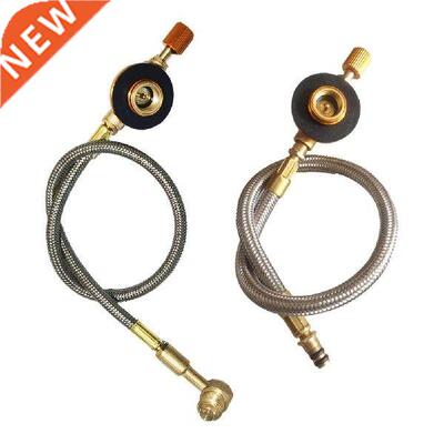 Outdoor Gas Stove Pipe Valve Stainless Steel Braided Hose