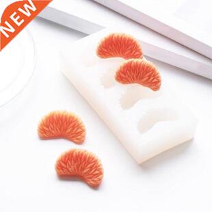 Tangerine Slice Silicone Mold Non-stick 4-Cavity Mandarin