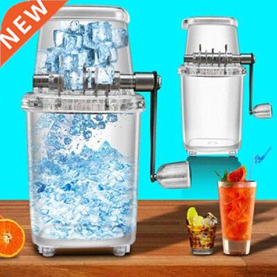 Portable Manual Ice Shaver Shredding Machine Hand Cranked