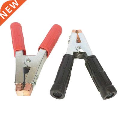 2x Crocodile Clips HEAVY DUTY Copper Battery Test Alligator