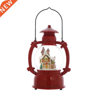 Musical Snow Globe Lantern Christmas Glowing Musical