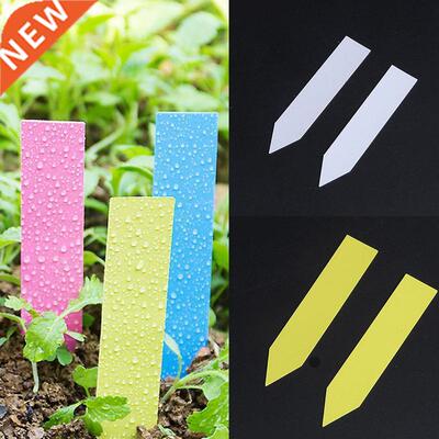 100pcs/set Plastic Stake -type kindergarten plants Labels fl