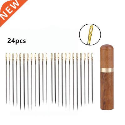 24Pcs Blind Needle Elderly Needle-side Hole Hand Household